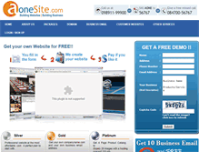 Tablet Screenshot of aonesite.com